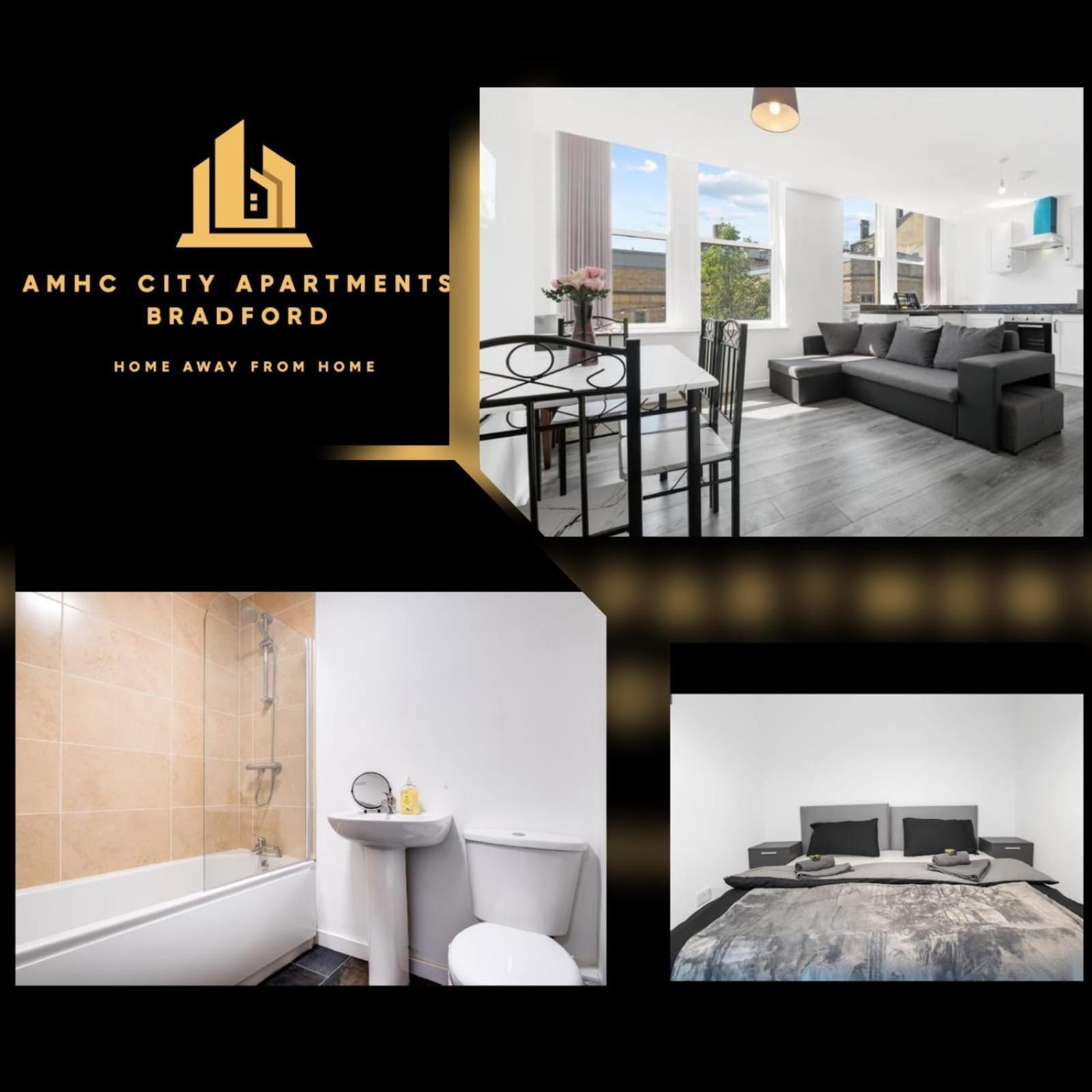 Amhc City Apartments Bradford City Centre One & Two Bedroom Apartments, 24 Hours Express Self Check In, Long Stay Contractors Welcome, Paid Parking Available Nearby Экстерьер фото